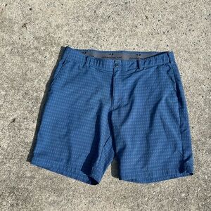Grand Slam Men's Navy Patterned Shorts